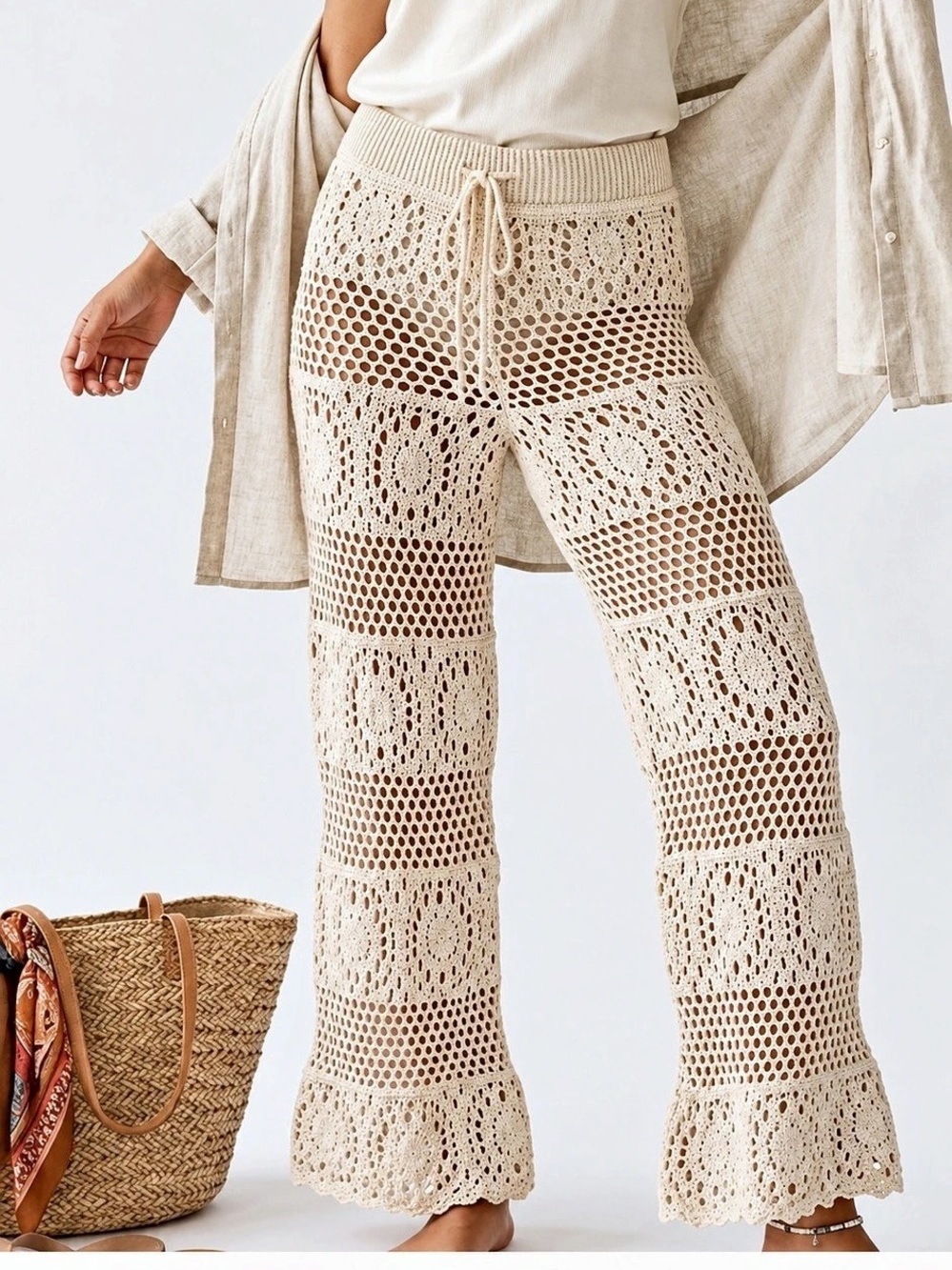 NWT aerie Crochet Party Pant